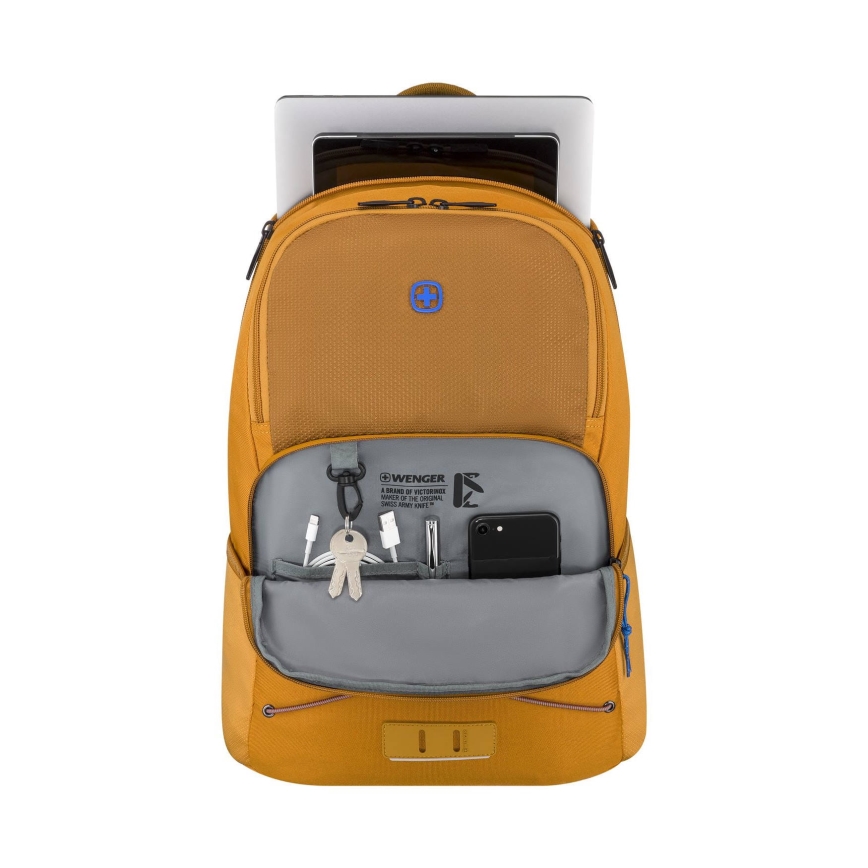 Wenger - Laptop-Rucksack 22 l 15,6" mit Tablet-Fach 10" Trayl gelb
