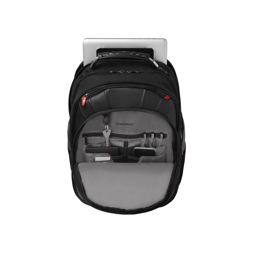 Wenger - Laptop-Rucksack 25 l 17" mit Tablet-Fach 12" Pegasus schwarz/grau