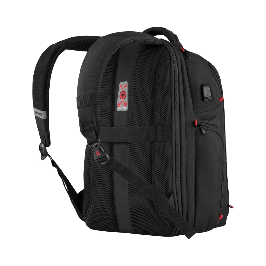Wenger - Laptop-Rucksack 29 l 17,3'' mit Tablet-Tasche 12" Player One schwarz