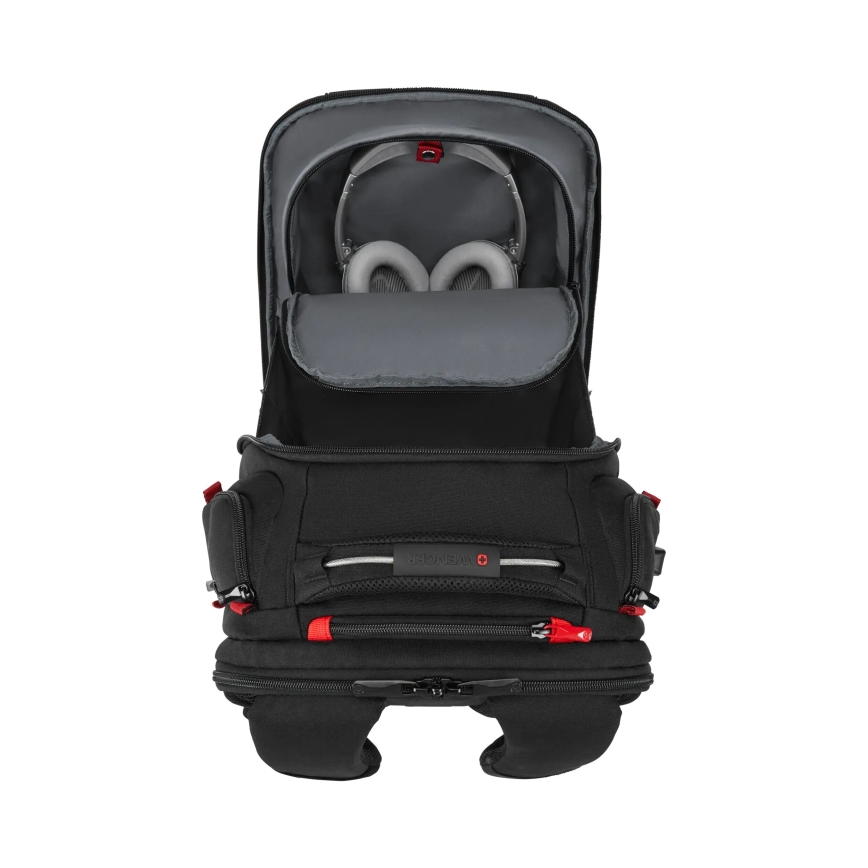 Wenger - Laptop-Rucksack 29 l 17,3'' mit Tablet-Tasche 12" Player One schwarz