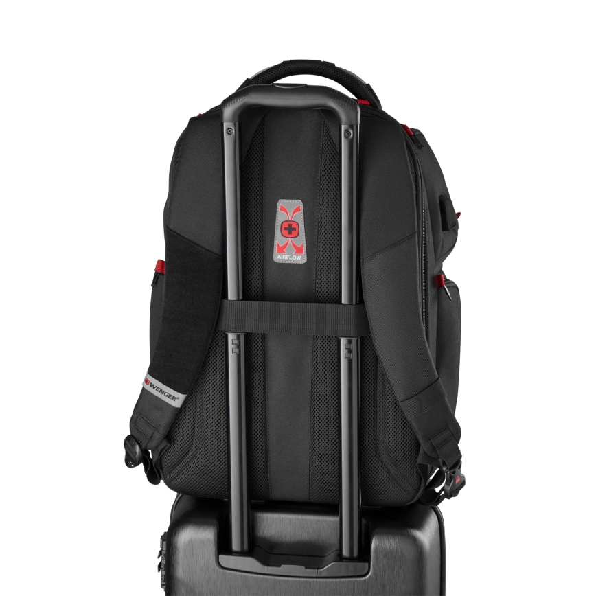 Wenger - Laptop-Rucksack 29 l 17,3'' mit Tablet-Tasche 12" Player One schwarz