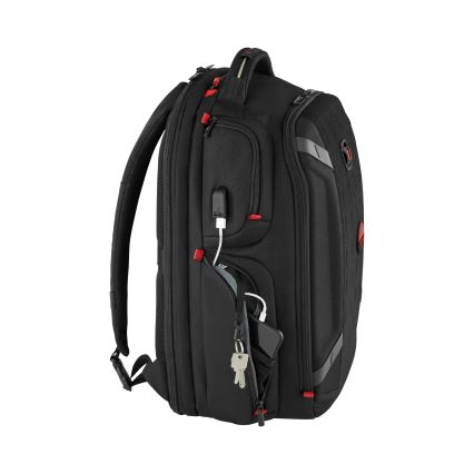 Wenger - Laptop-Rucksack 29 l 17,3'' mit Tablet-Tasche 12" Player One schwarz