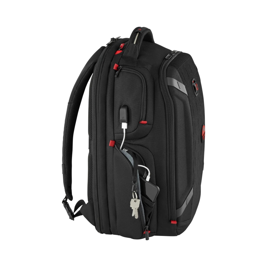 Wenger - Laptop-Rucksack 29 l 17,3'' mit Tablet-Tasche 12" Player One schwarz