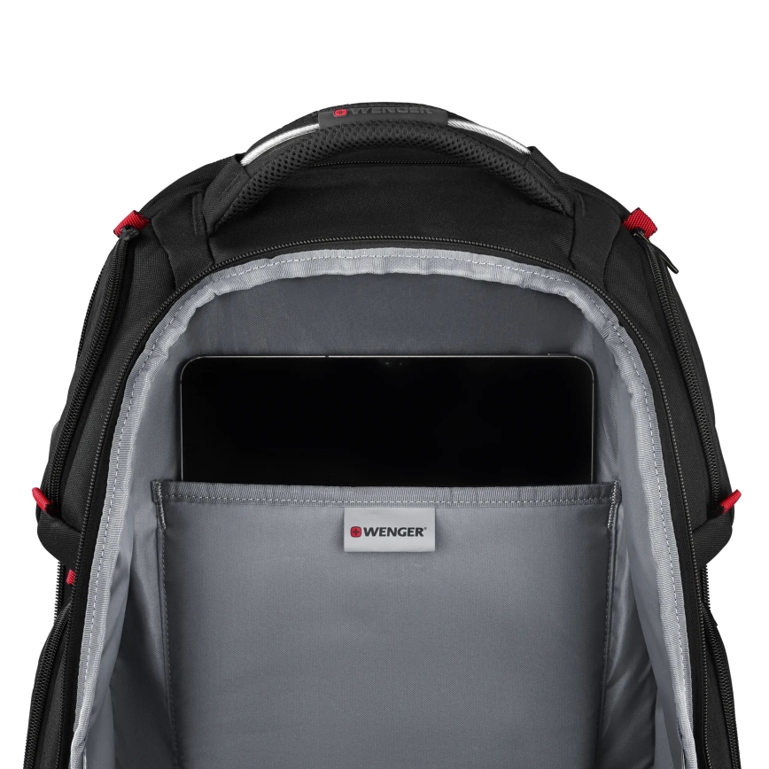 Wenger - Laptop-Rucksack 29 l 17,3'' mit Tablet-Tasche 12" Player One schwarz