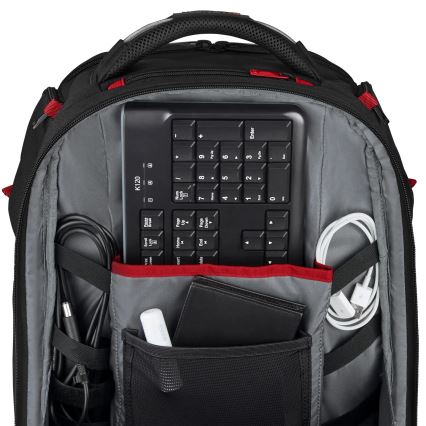 Wenger - Laptop-Rucksack 29 l 17,3'' mit Tablet-Tasche 12" Player One schwarz
