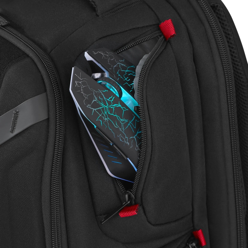 Wenger - Laptop-Rucksack 29 l 17,3'' mit Tablet-Tasche 12" Player One schwarz