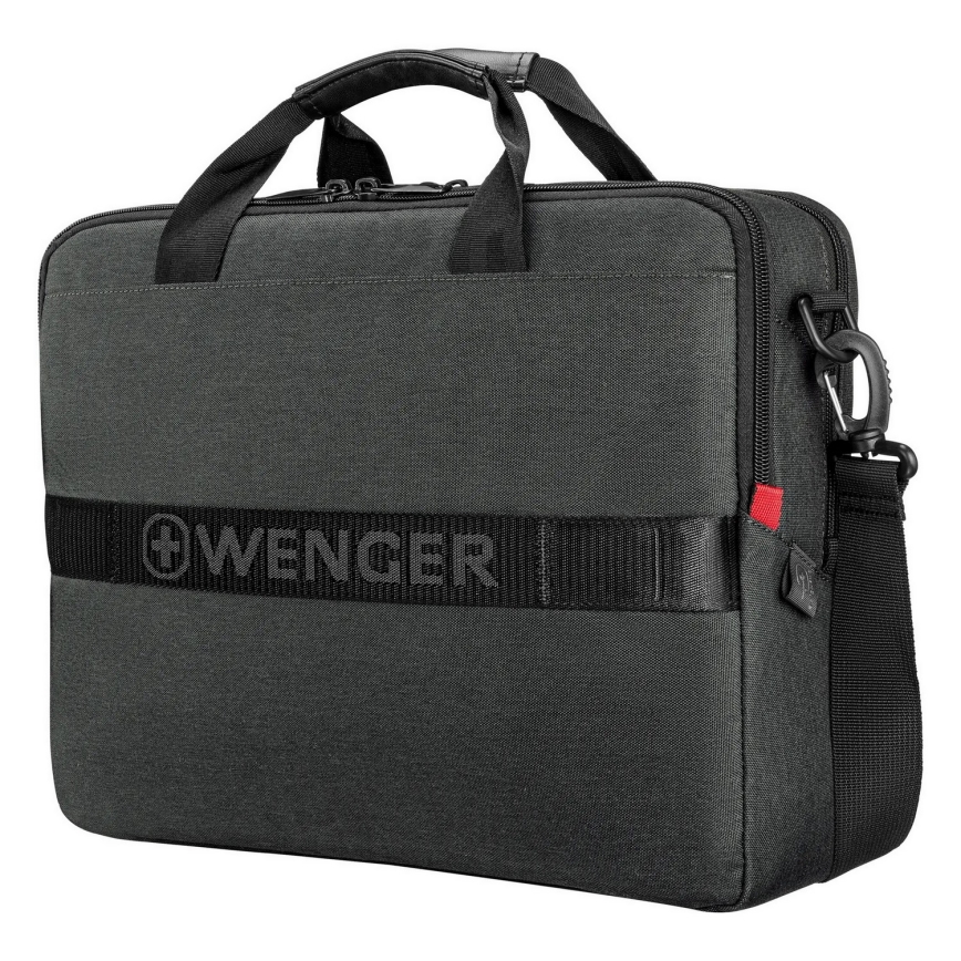 Wenger - Laptoptasche 15 l 16" mit Tablet-Tasche 10" MX ECO Brief grau