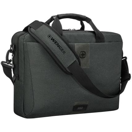 Wenger - Laptoptasche 15 l 16" mit Tablet-Tasche 10" MX ECO Brief grau
