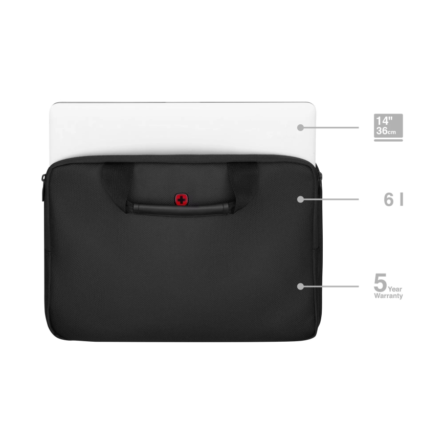 Wenger - Laptoptasche 6 l 14" Guyde schwarz