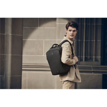 Wenger - Rucksack für Notebook 21 l 16 mit Tasche für Tablet 10 MX Light Schwarz