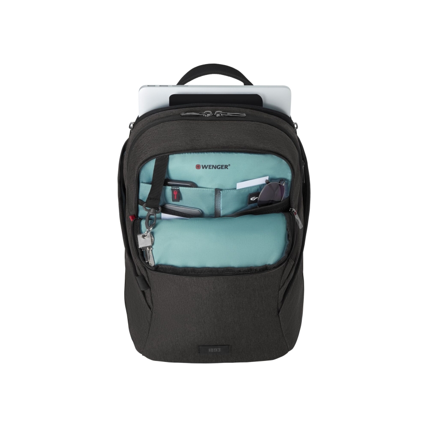 Wenger - Rucksack für Notebook 21 l 16 mit Tasche für Tablet 10 MX Light Schwarz