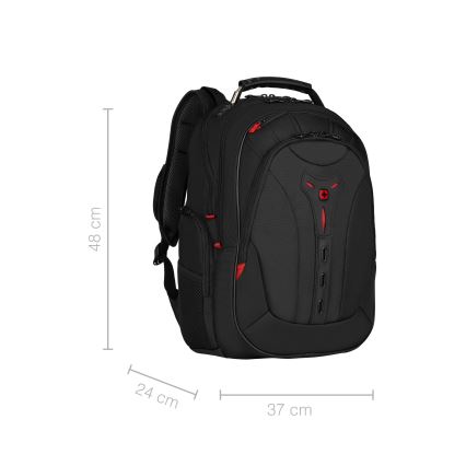 Wenger - Rucksack für Notebook 25 l 16 mit Fach für 10 Tablet Pegasus Deluxe Schwarz