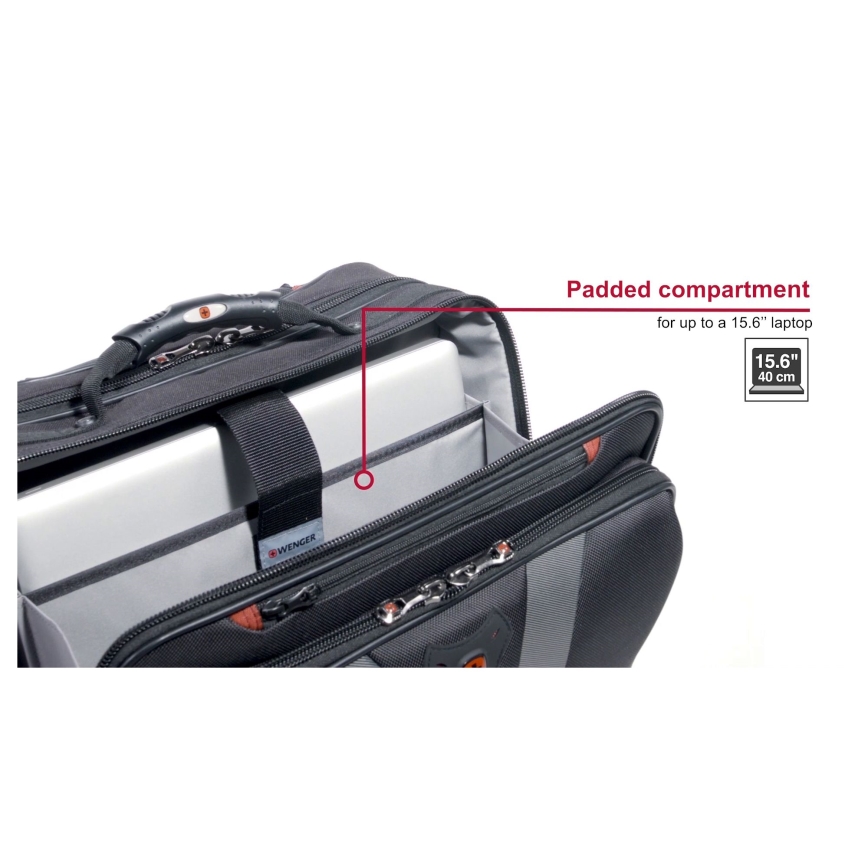 Wenger - Reisegepäck auf Rollen 29 l + Laptoptasche 15,6" Granada schwarz