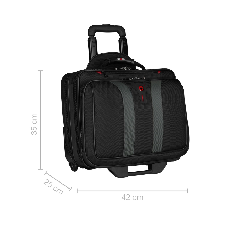 Wenger - Reisegepäck auf Rollen 29 l + Laptoptasche 15,6" Granada schwarz
