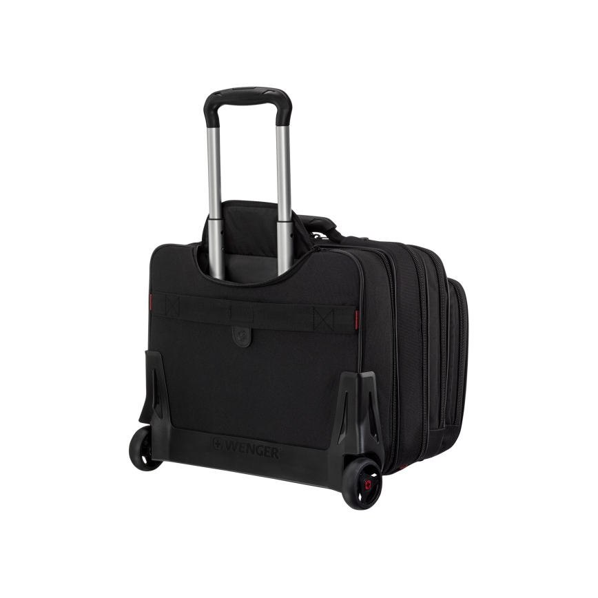 Wenger - Reisekoffer auf Rollen 25 l 17 + Notebooktasche 15,6 Patriot Schwarz