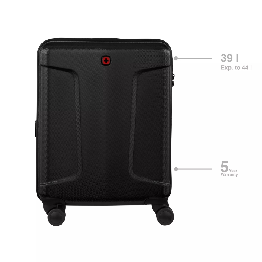 Wenger - Reisekoffer mit Rollen 39 l Legacy schwarz
