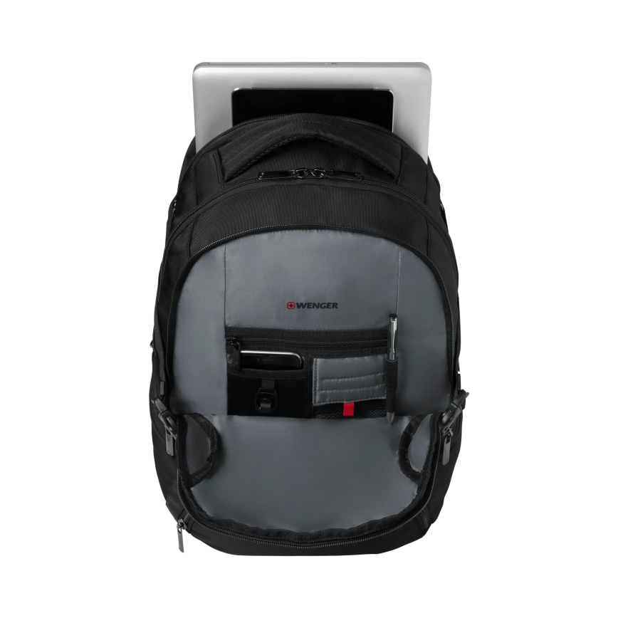 Wenger - Rucksack für Notebook 27 l 16 mit Fach für Tablet 10 Transit schwarz