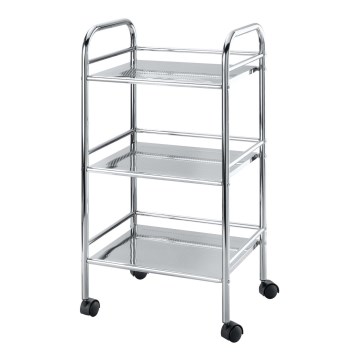 WENKO 12285100 - Wagen EXCLUSIVE 41x75 cm glänzender Chrom