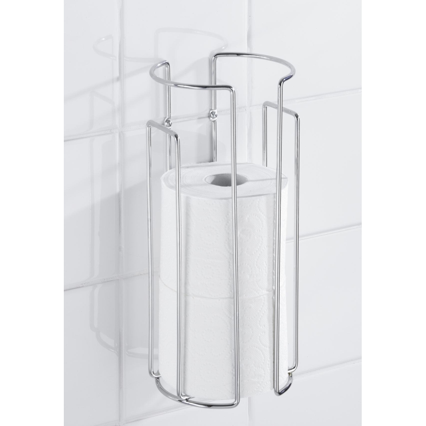 WENKO 16825100 - WC-Papierhalter MILANO 13,5x32 cm glänzender Chrom