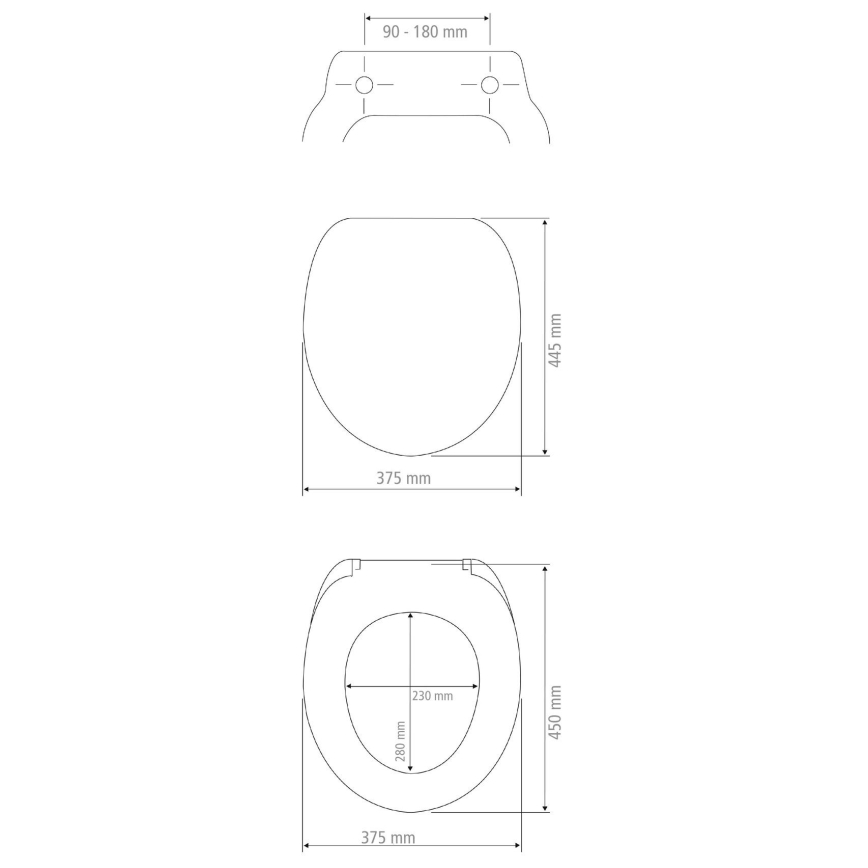 WENKO 18760100-WC Sitz OTTANA 37,5x44,5 cm beige/silber