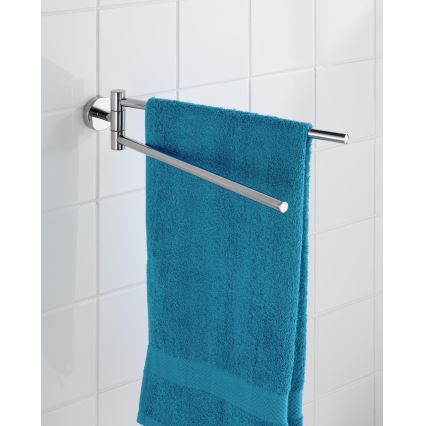 WENKO 20213100 - Handtuchhalter BOSIO SHINE 43x9 cm Edelstahl/silber