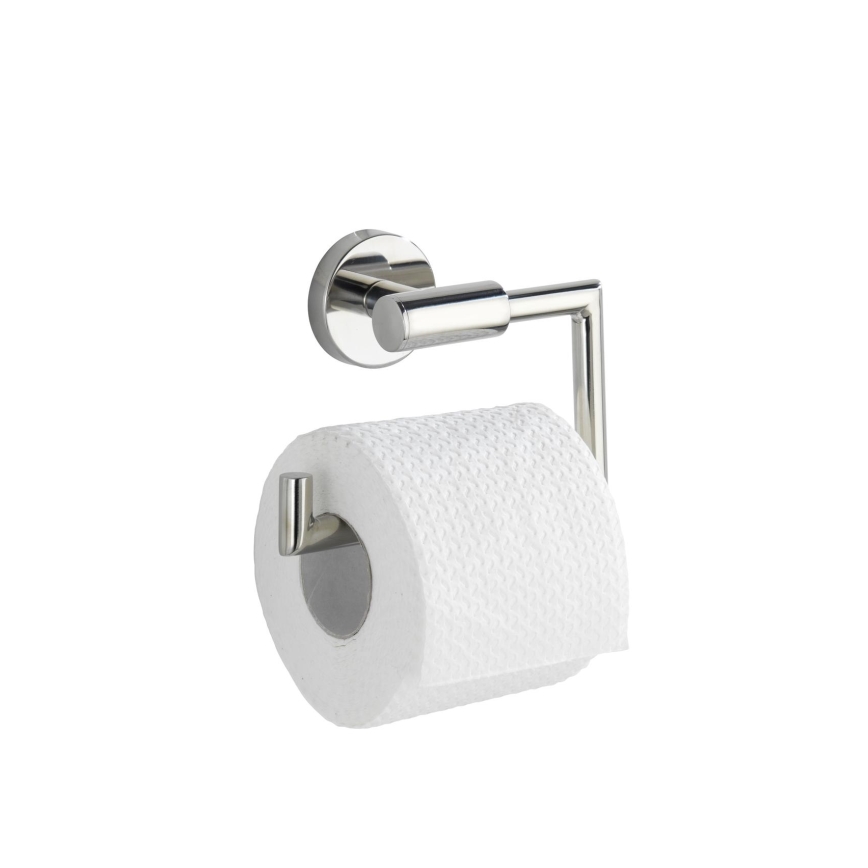 WENKO 20216100 - Toilettenpapierhalter BOSIO SHINE 15x10,5 cm Edelstahl/silber