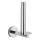 WENKO 20218100 - Toilettenpapierhalter BOSIO SHINE 8x12,5 cm Edelstahl/silber