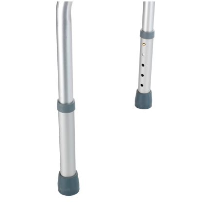 WENKO 206051100-Hocker SECURA 46 x 53,5 cm, weiß/silber