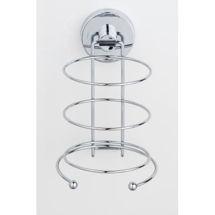 WENKO 20896100-Föhnhalter VACUUM-LOC MILAZZO 12x17 cm glänzender Chrom