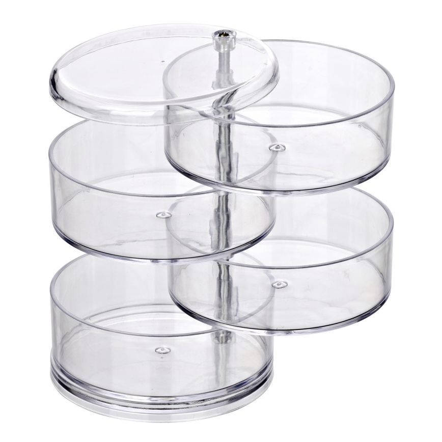 WENKO 20990100 - Organizer TOWER 11,5x17,5 cm transparent