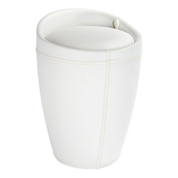 WENKO 21773100 - Hocker CANDY 36x50,5 cm weiß/schwarz