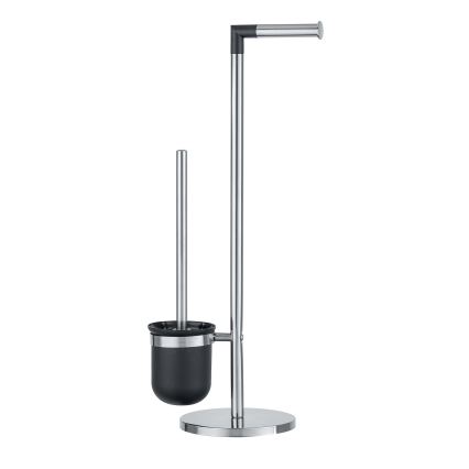 WENKO 21836800 - WC-Bürste PARUS 25,5x57 cm Edelstahl/silber/schwarz