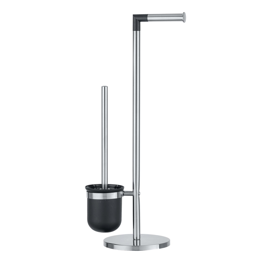 WENKO 21836800 - WC-Bürste PARUS 25,5x57 cm Edelstahl/silber/schwarz