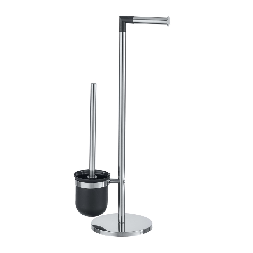 WENKO 21836800 - WC-Bürste PARUS 25,5x57 cm Edelstahl/silber/schwarz