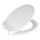 WENKO 21901100-WC WC-Sitz KOS 44x37 cm weiß/silber
