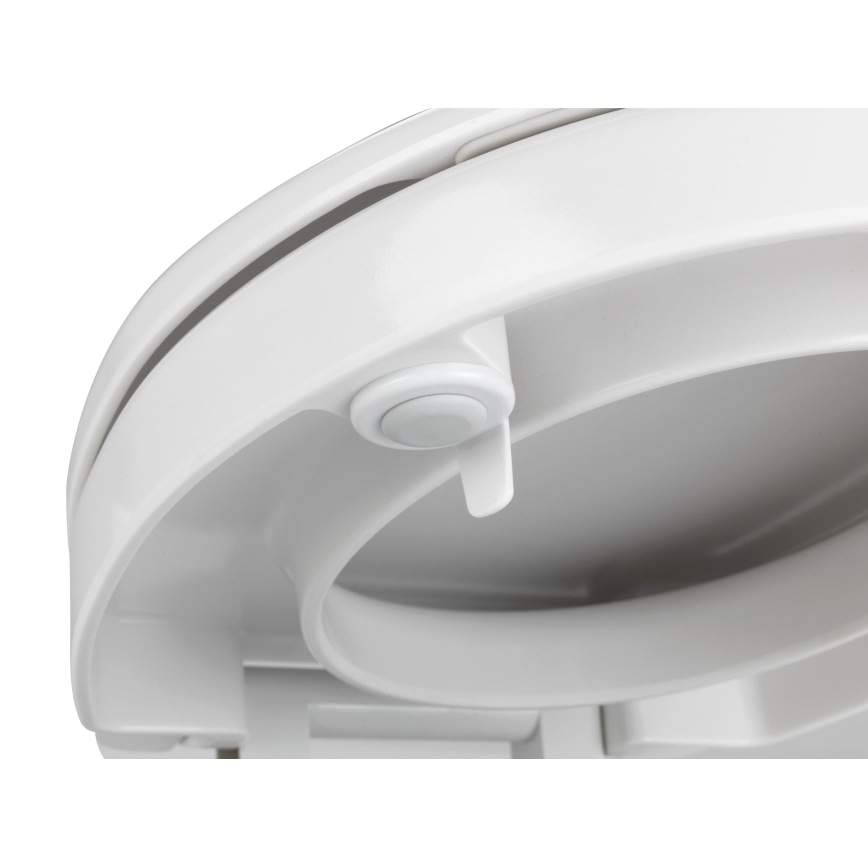 WENKO 21905100-WC-Sitz SECURA 37x44 cm weiß/grau