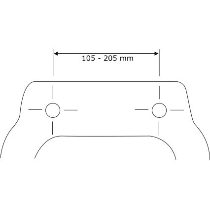 WENKO 22015100-WC WC-Sitz Wenge 35,5 x 42,5 cm braun/silber