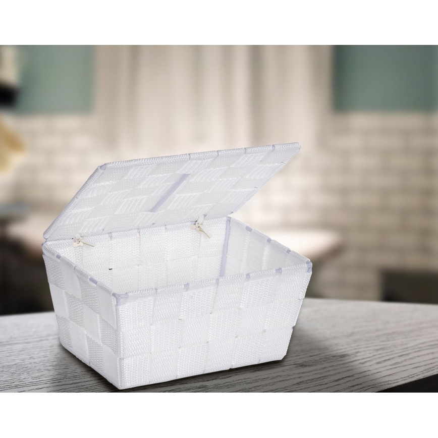 WENKO 22077100 - Korb ADRIA 19x14 cm weiß