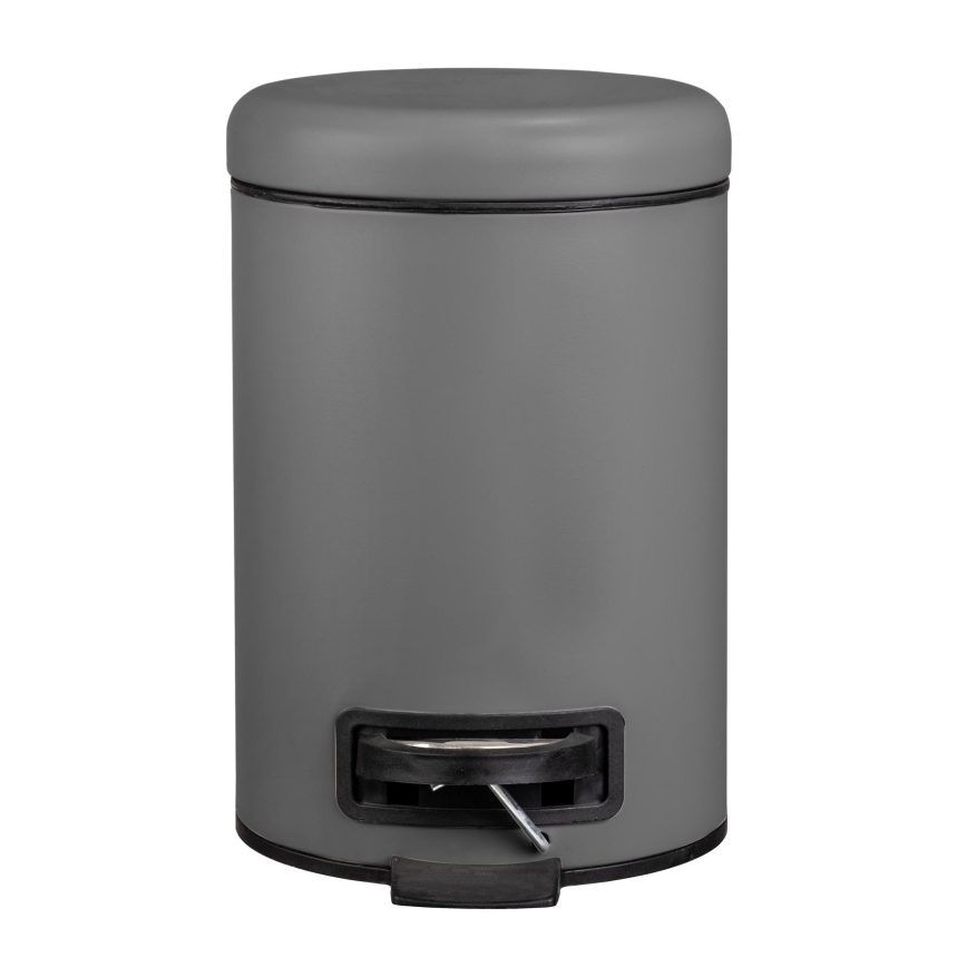 WENKO 22148100 - Aufbewahrungskorb LEMAN 17x25 cm grau/schwarz