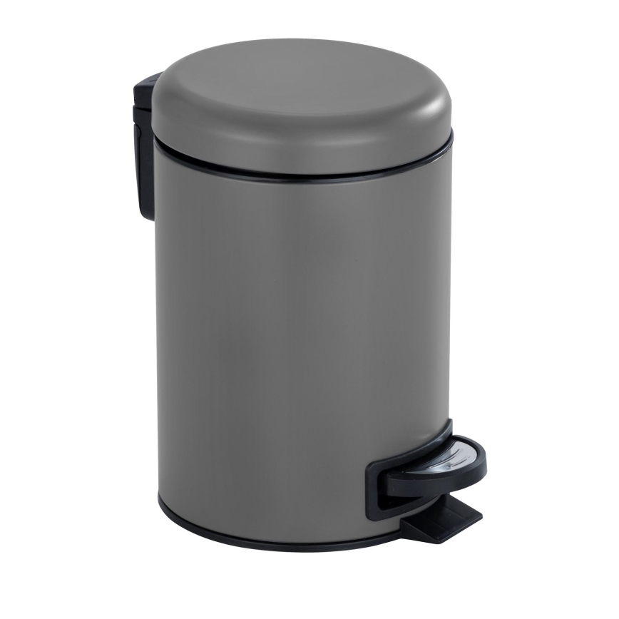 WENKO 22148100 - Aufbewahrungskorb LEMAN 17x25 cm grau/schwarz