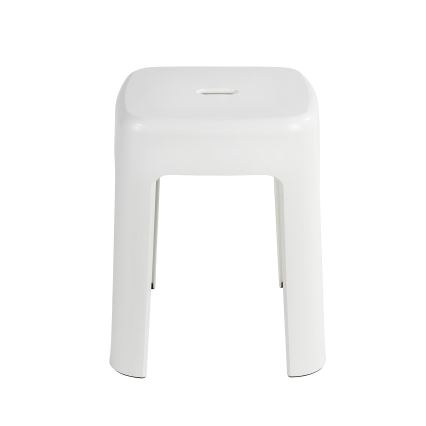 WENKO 22160100 - Hocker ALASKA 37x45,5 cm weiß