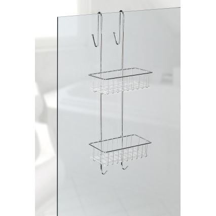 WENKO 22213100 - Ständer ALDO 24,5x70 cm Edelstahl/silber
