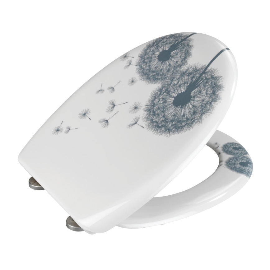 WENKO 22409100-WC Sitz ASTERA 45x38 cm mehrfarbig/silber