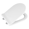 WENKO 22415100-WC-Sitz HABOS 46x36 cm weiß/silber