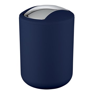 WENKO 22520100 - Korb BRASIL 14x21 cm blau/glänzender Chrom