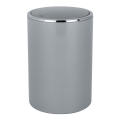 WENKO 22562100 - Korb INCA 18,5x25,5 cm grau/glänzender Chrom