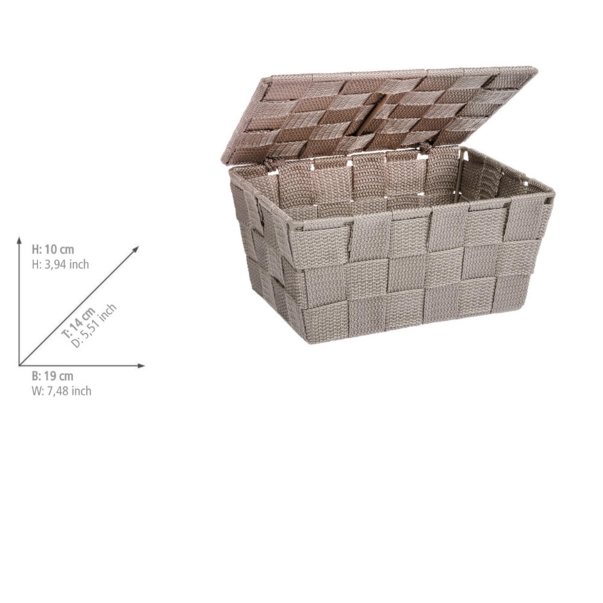 WENKO 22575100 - Korb ADRIA 19x14 cm beige