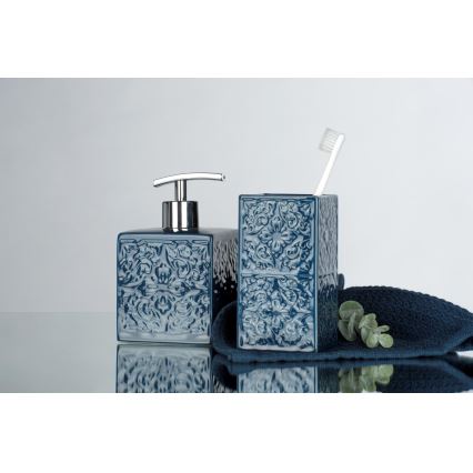 WENKO 22653100 - Seifenspender CORDOBA 500 ml blau