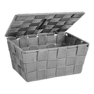 WENKO 22793100 - Korb ADRIA 19x14 cm grau
