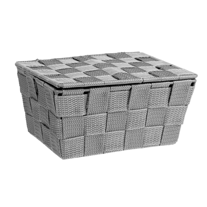 WENKO 22793100 - Korb ADRIA 19x14 cm grau
